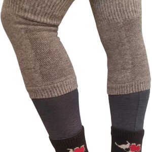 knee warmer: wear outside long john